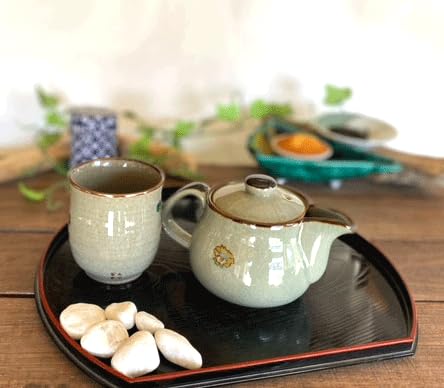 Amazon.co.jp: 百華園 九谷【急須ポット2点セット】小 金糸梅に鳥【裏